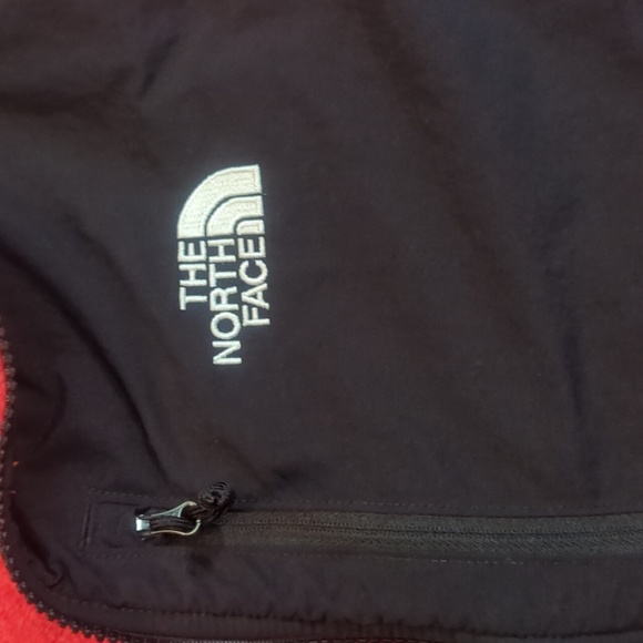 The North Face men's L Large 1/4 zip fleece red + black - Picture 2 of 10
